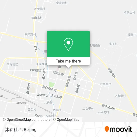沐春社区 map