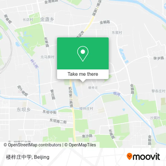 楼梓庄中学 map