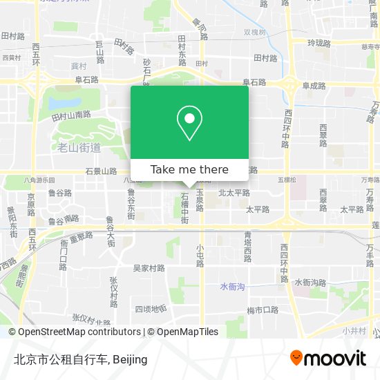 北京市公租自行车 map