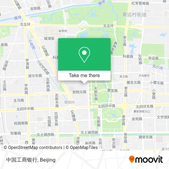 中国工商银行 map