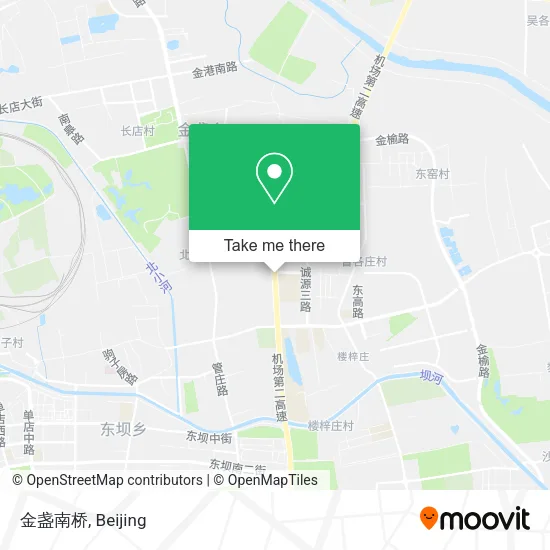 金盏南桥 map
