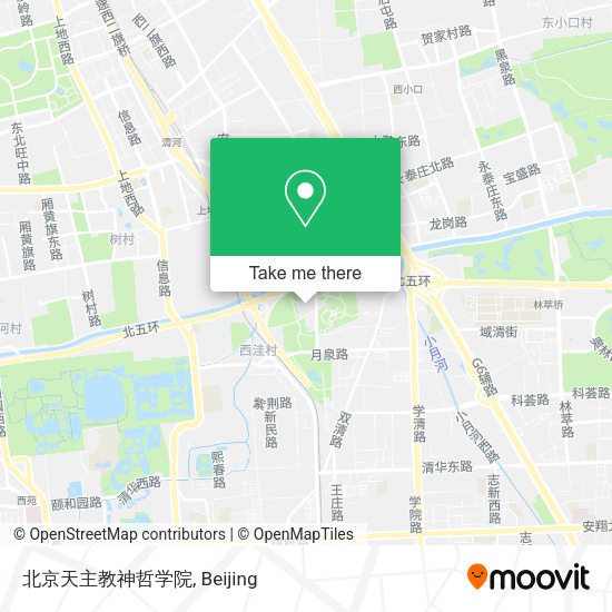 北京天主教神哲学院 map