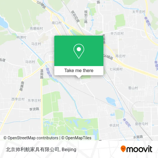 北京帅利航家具有限公司 map