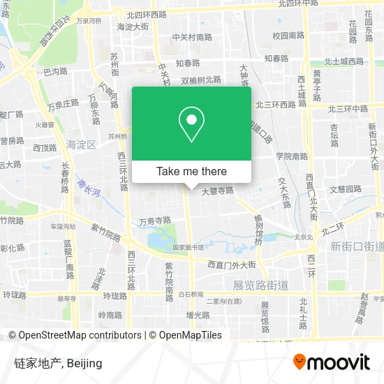 链家地产 map