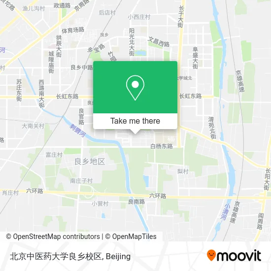 北京中医药大学良乡校区 map