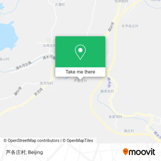 芦各庄村 map