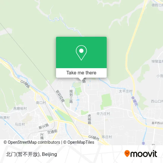 北门(暂不开放) map