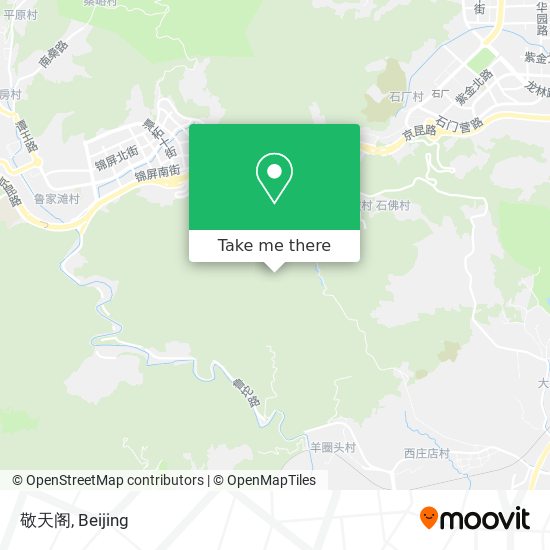 敬天阁 map