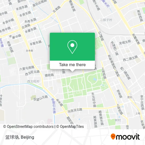 篮球场 map