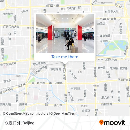 永定门外 map