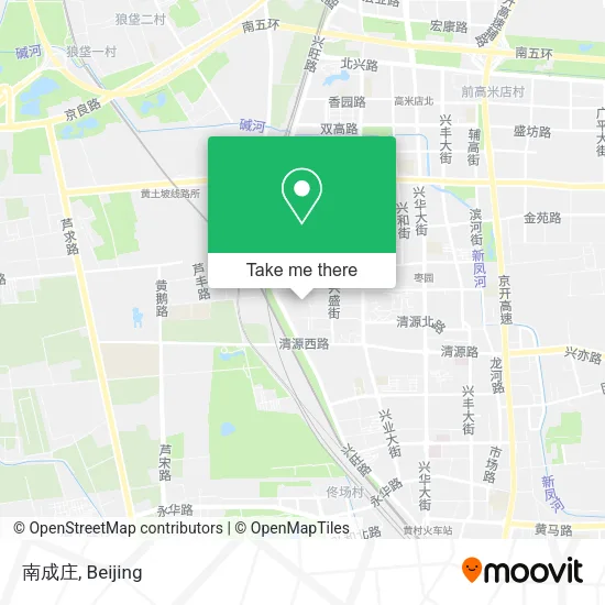 南成庄 map