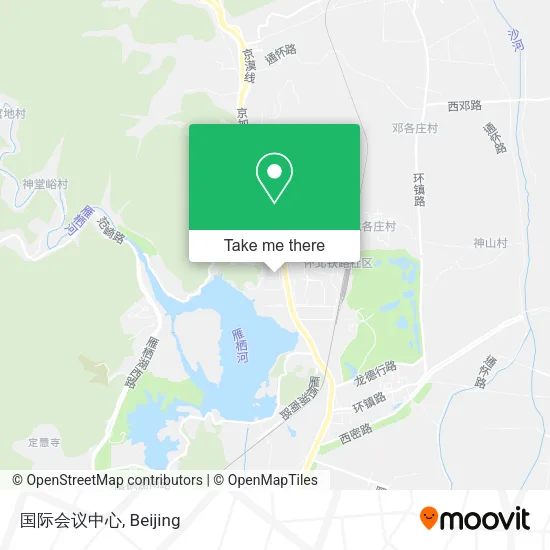 国际会议中心 map