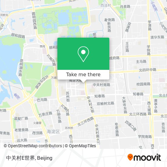 中关村E世界 map