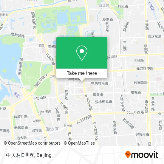 中关村E世界 map
