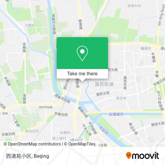 西潞苑小区 map