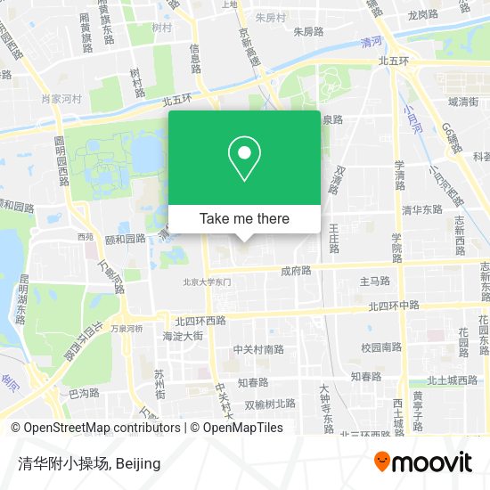 清华附小操场 map