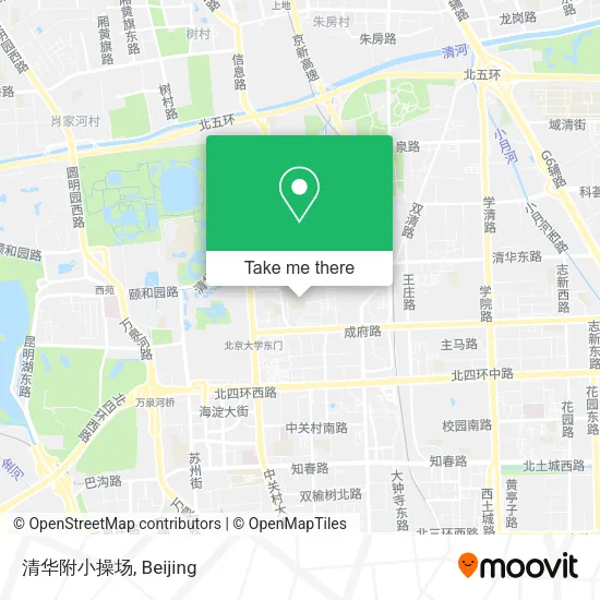 清华附小操场 map