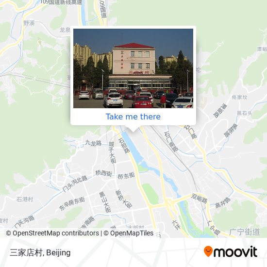 三家店村 map