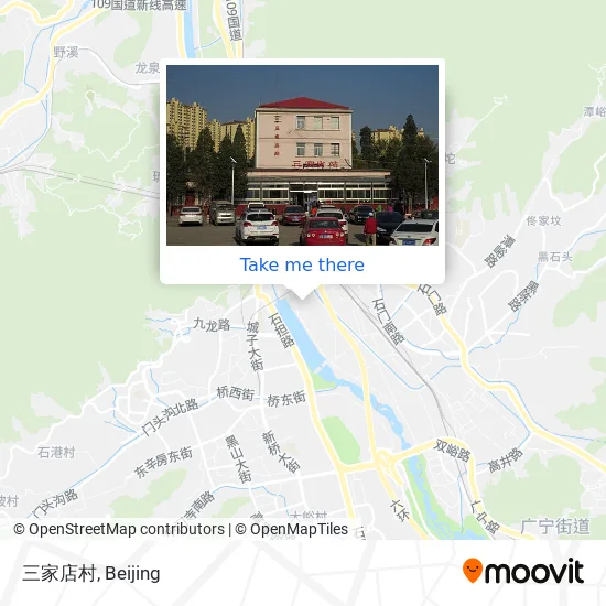 三家店村 map