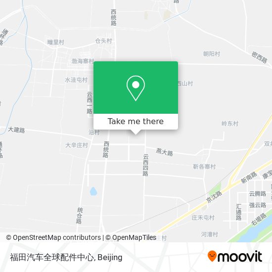 福田汽车全球配件中心 map