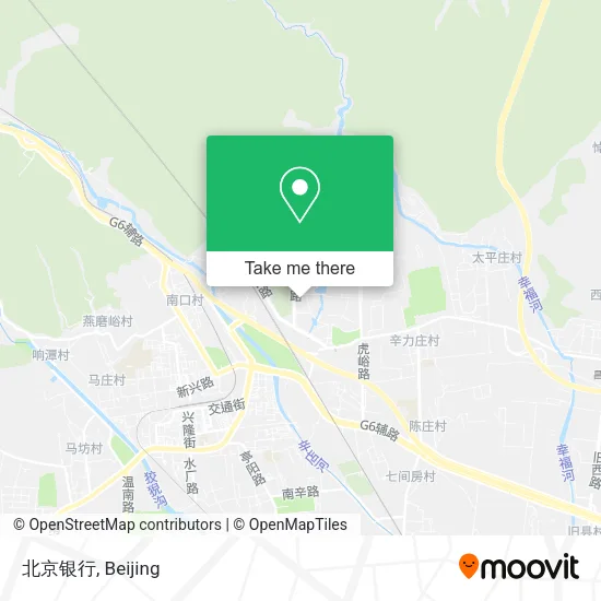 北京银行 map