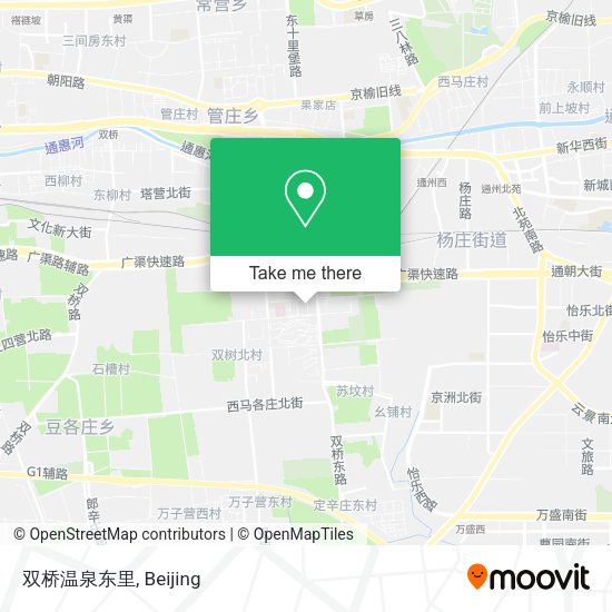 双桥温泉东里 map