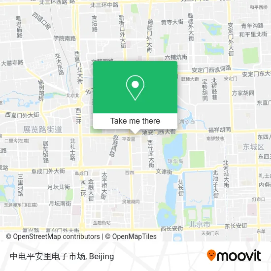 中电平安里电子市场 map