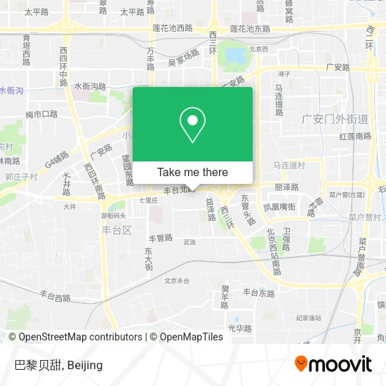 巴黎贝甜 map