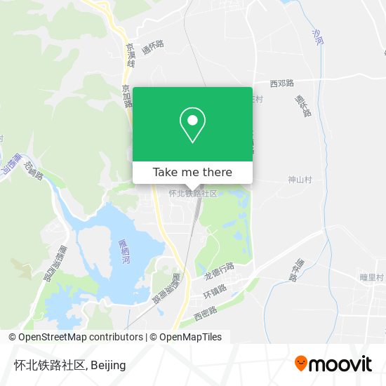 怀北铁路社区 map