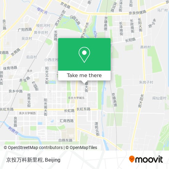 京投万科新里程 map
