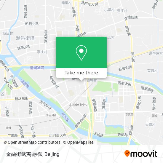 金融街武夷·融御 map