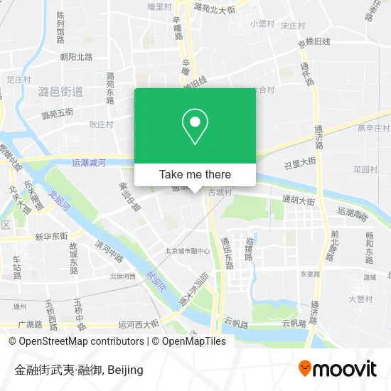 金融街武夷·融御 map