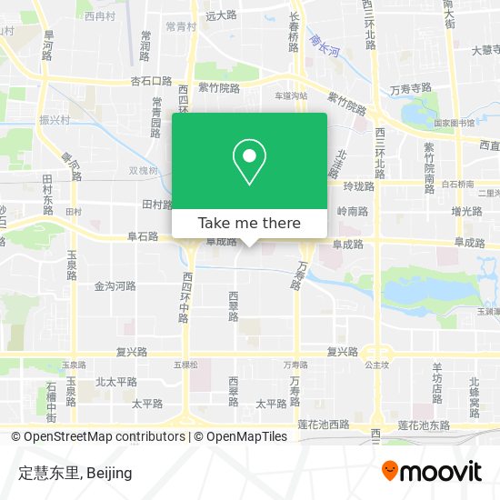 定慧东里 map