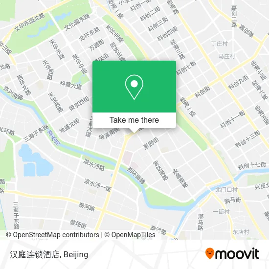汉庭连锁酒店 map