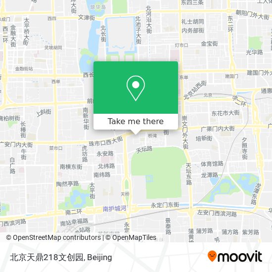 北京天鼎218文创园 map