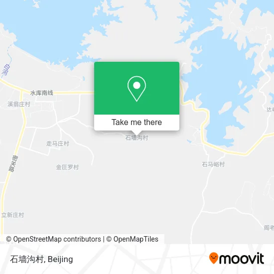石墙沟村 map