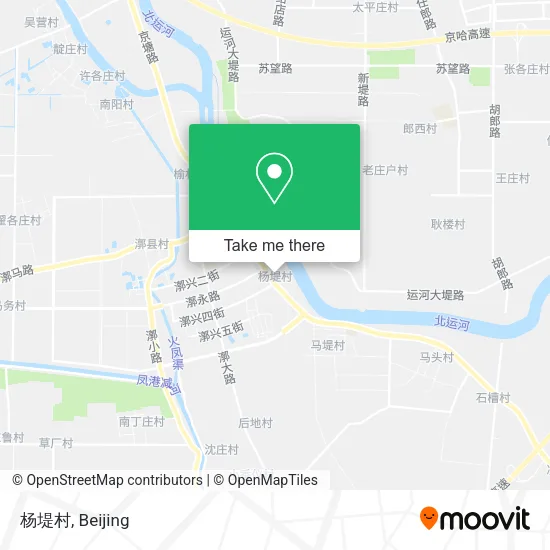 杨堤村 map