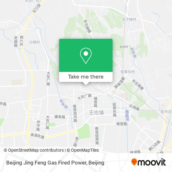 Beijing Jing Feng Gas Fired Power map