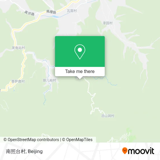 南照台村 map