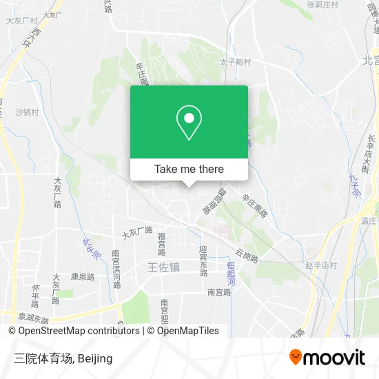 三院体育场 map