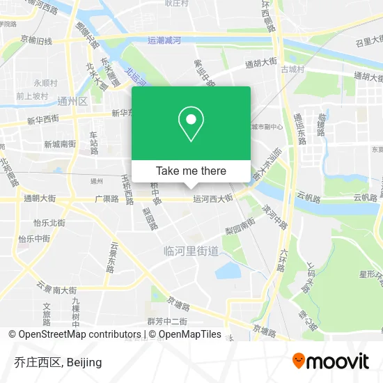 乔庄西区 map