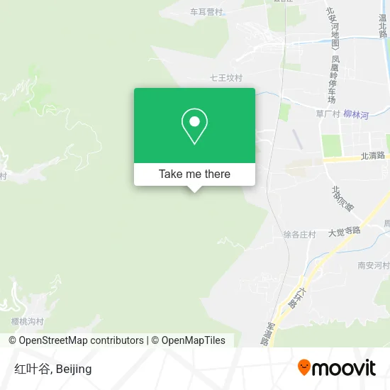 红叶谷 map