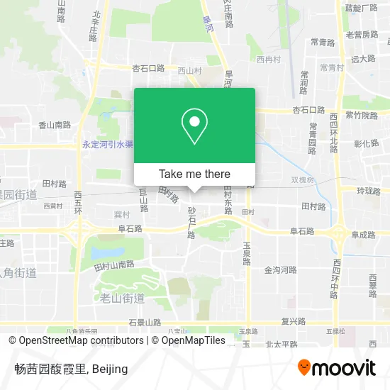 畅茜园馥霞里 map