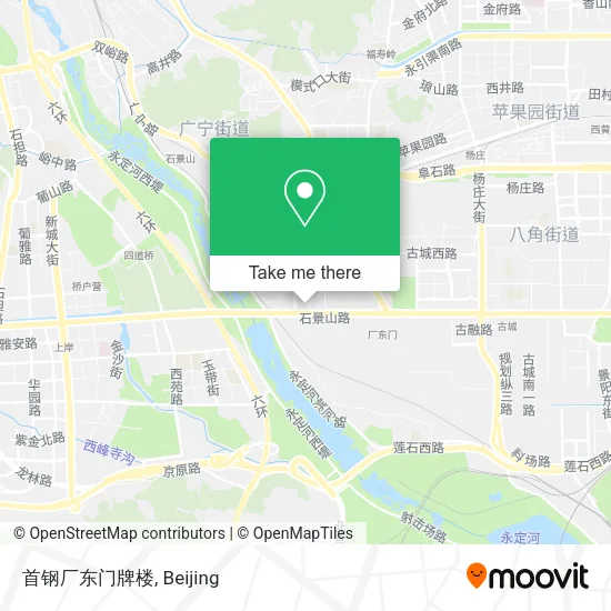 首钢厂东门牌楼 map