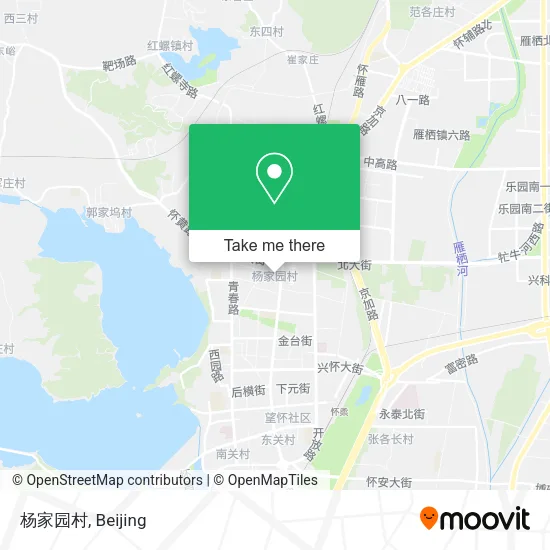 杨家园村 map