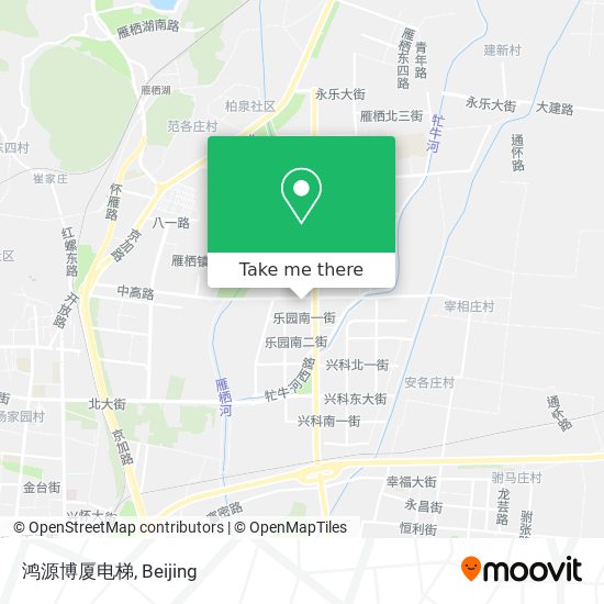 鸿源博厦电梯 map