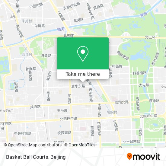 Basket Ball Courts map