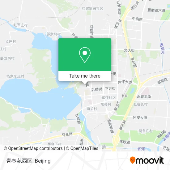 青春苑西区 map