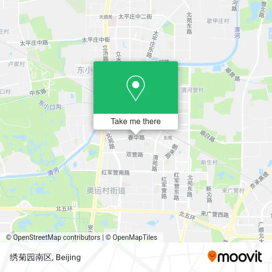 绣菊园南区 map