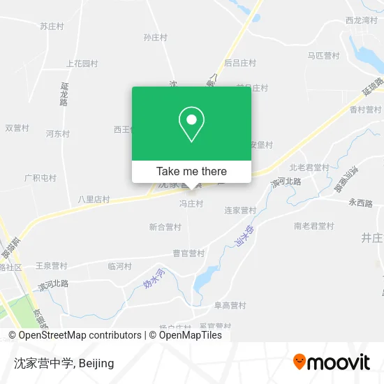 沈家营中学 map